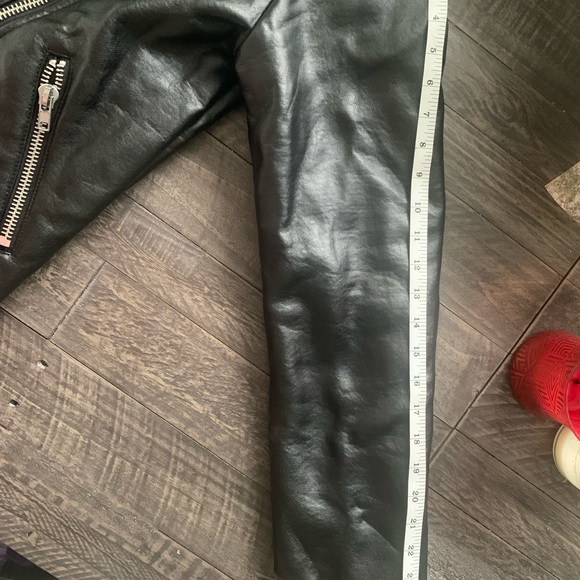 Noize Vegan Leather Shearling Jacket - NWOT - Picture 6 of 8